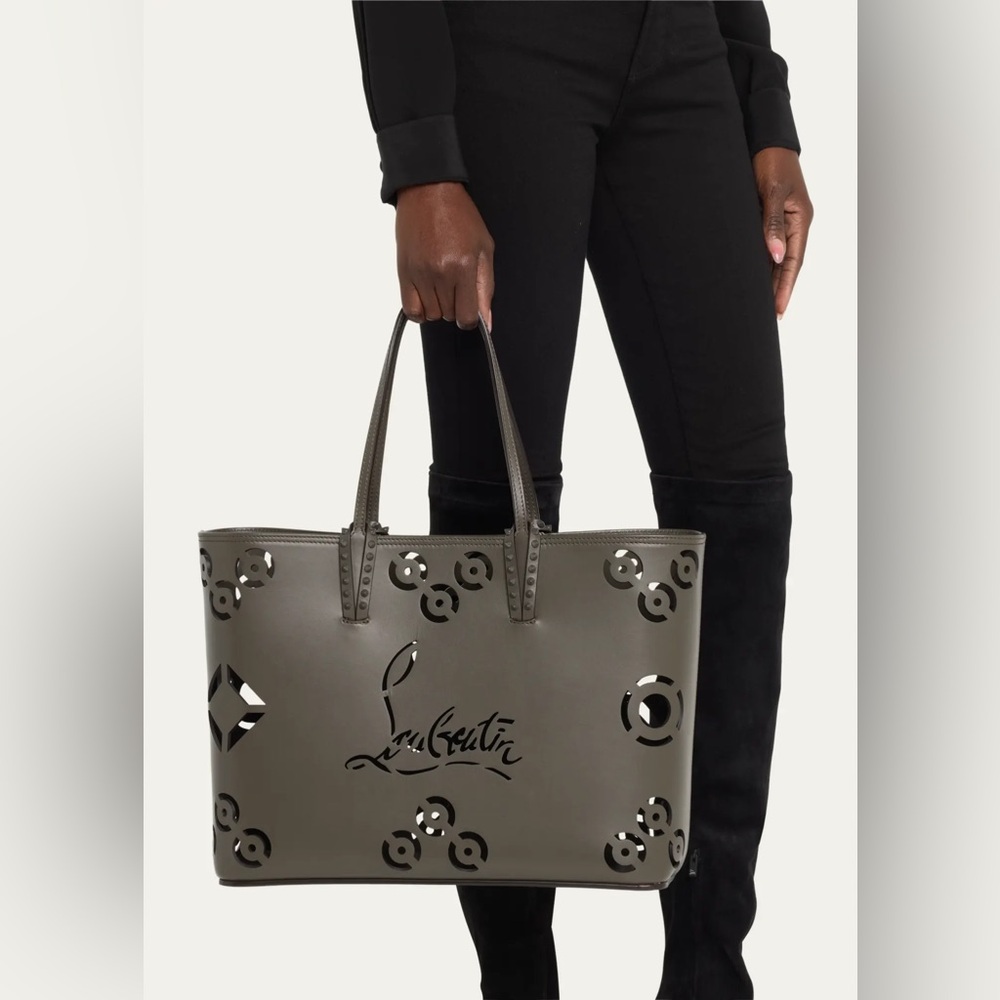 Christian Louboutin Cabata cut-out leather tote bag